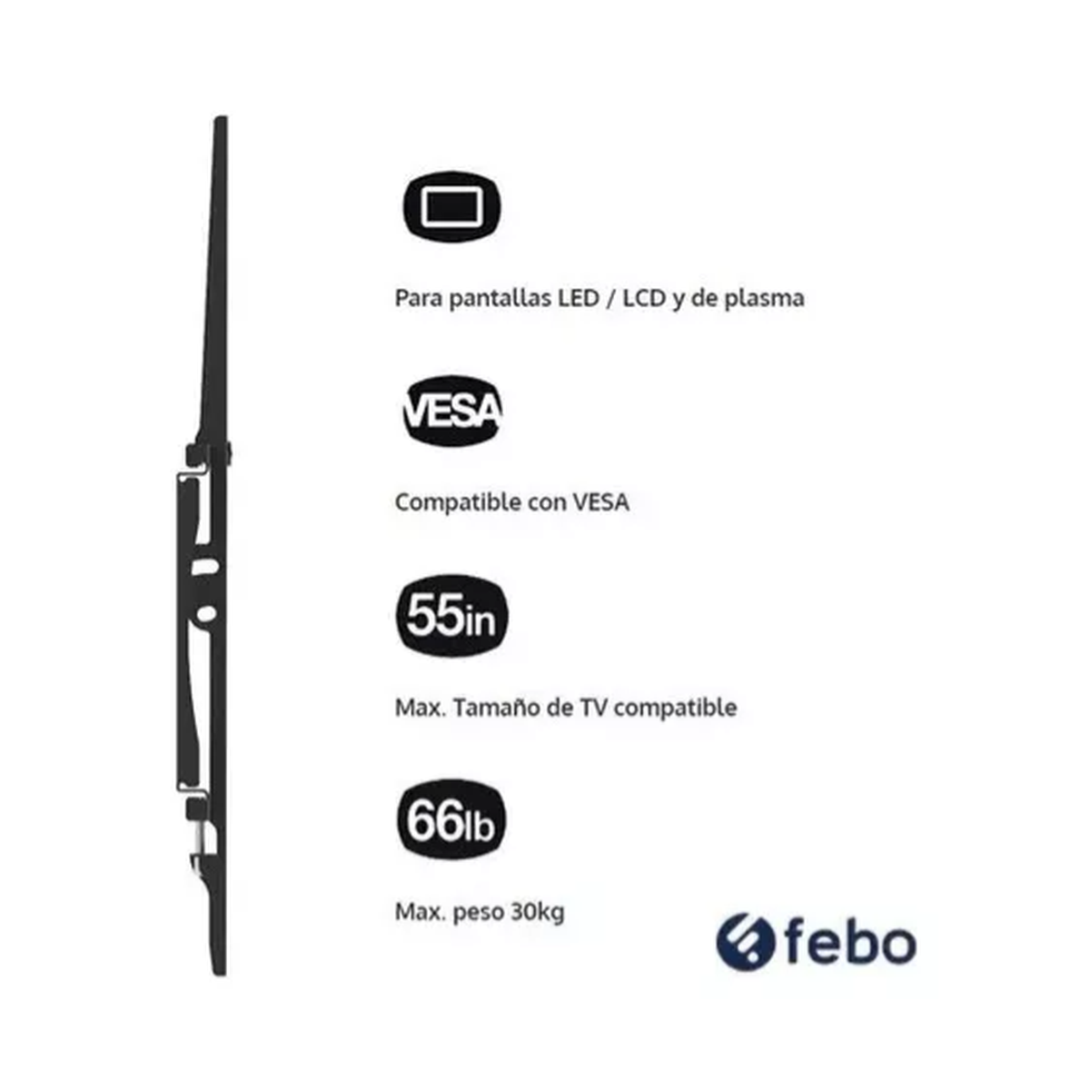 Soporte Fijo Para Pared Tv 32
