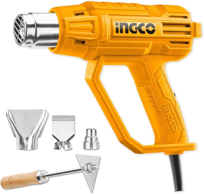Pistola De Calor 2000w C Set De Boquillas Hg200047 Ingco