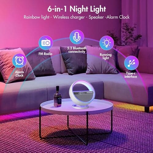 Parlante Sunsbell Qi 15w Con Tecnología Inalámbrica
