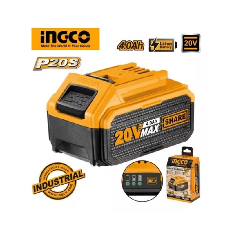 Bateria 4ah Litio 20v Volt Ingco Para Linea Multiple