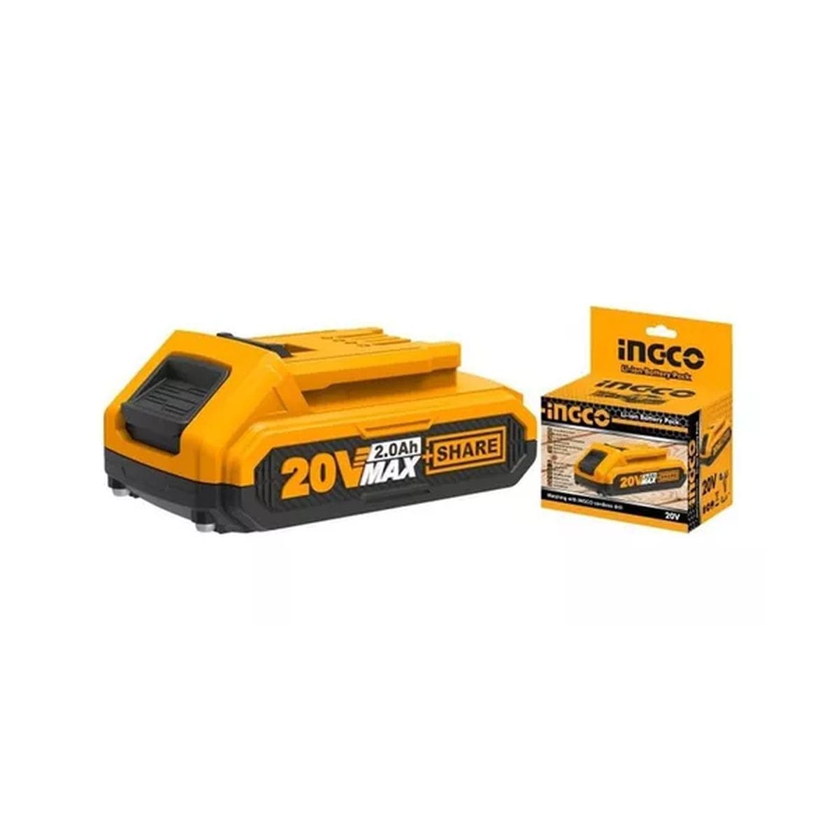 Bateria Litio 20v Volt Ingco Para Linea Multiple Herramienta: imagen 1