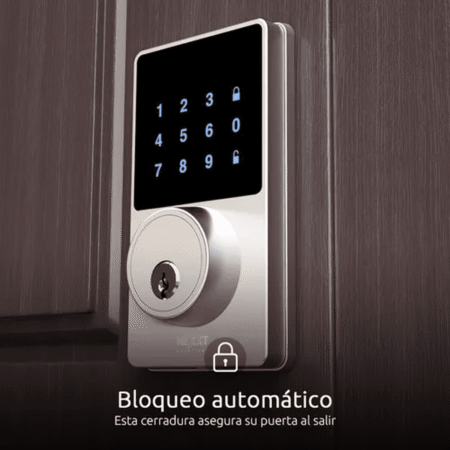 Cerradura Inteligente Nexxt Plata NHS-D100: imagen 2