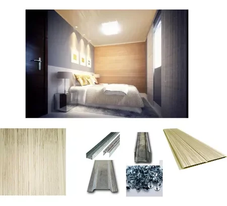 Kit Cielorraso PVC 4x4 - Color Beige Gemini - (16m2)