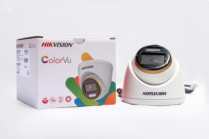 Cámara Hik DS-2CE72DF3T-F ColorVu 2M 3.6mm Turret