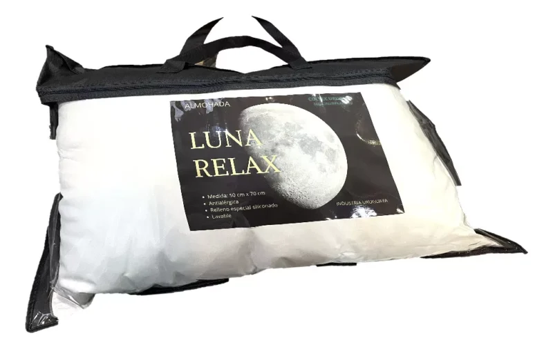 Almohada Antialérgica Especial Lavable Luna Relax