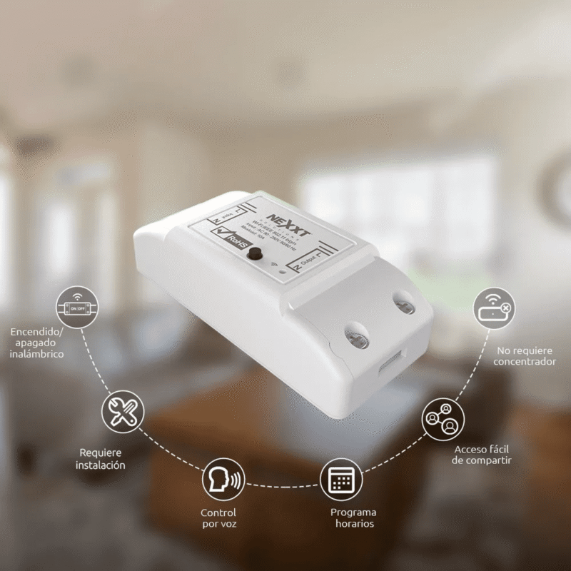 Interruptor Switch Relay Inteligente Nexxt Rele