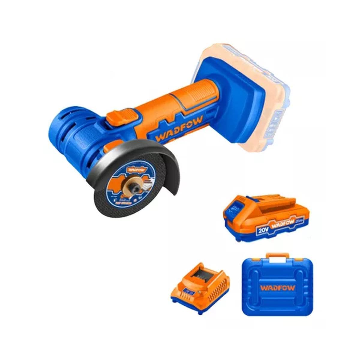 Mini Amoladora 3 PuLG Wadfow Wlap571 Batería Y Cargador: imagen 1