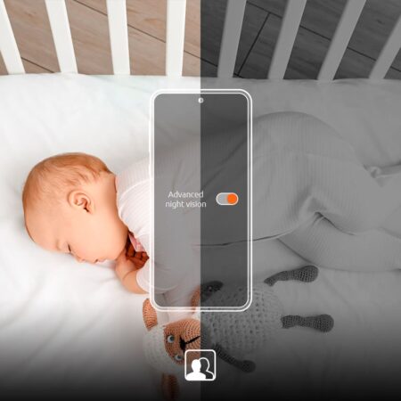 Monitor inteligente Wi-Fi® para bebé con Luz Micrófono Musical: imagen 4