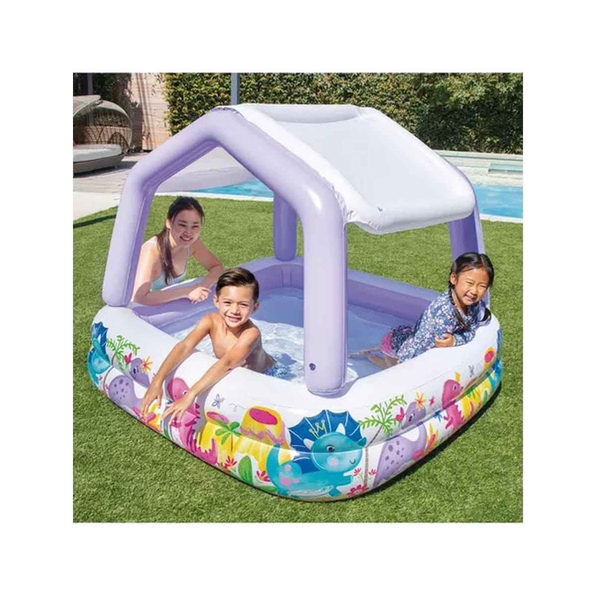 Piscina Inflable Con Toldo Desmontable Intex Diversión: imagen 4