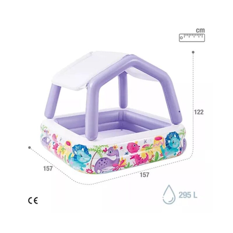 Piscina Inflable Con Toldo Desmontable Intex Diversión