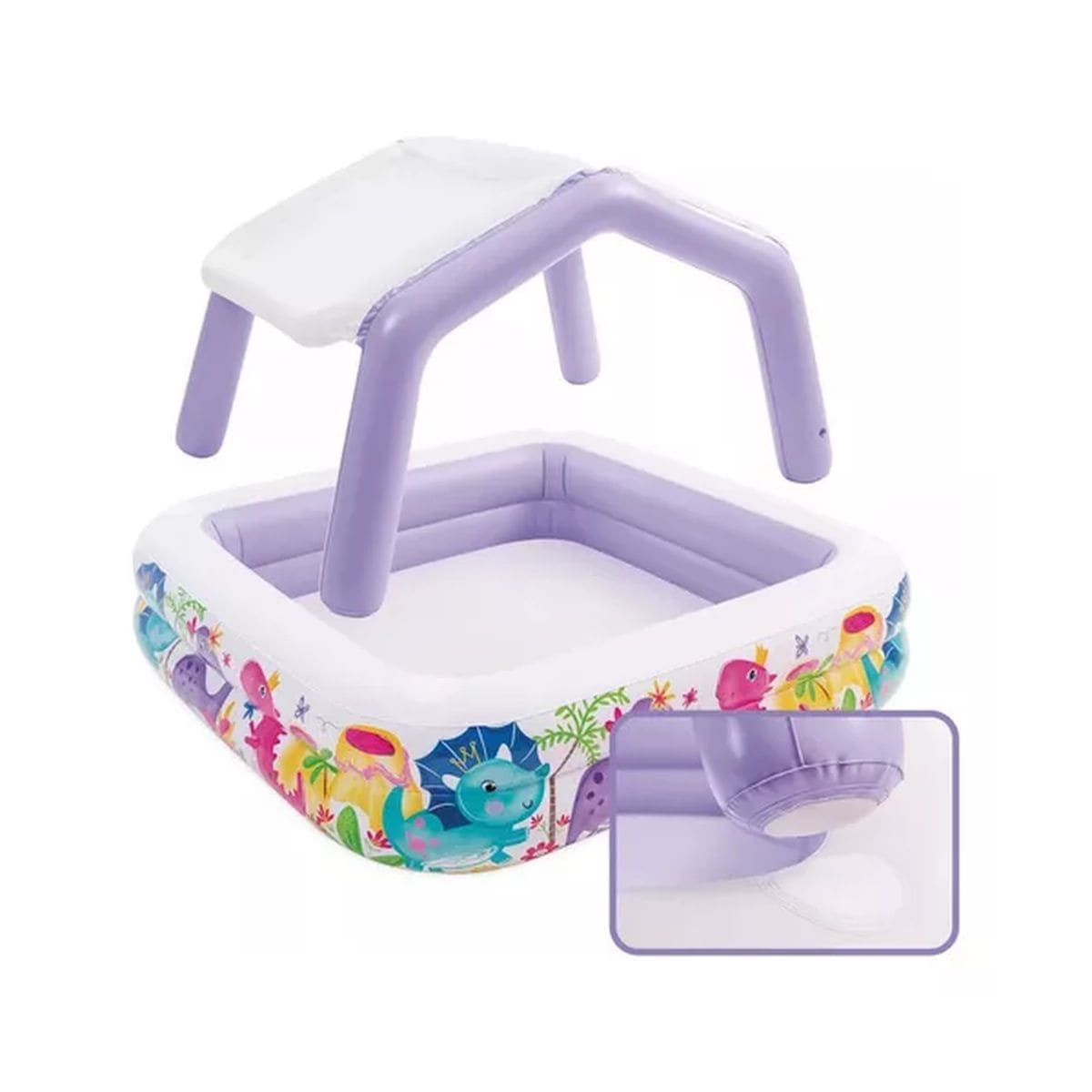Piscina Inflable Con Toldo Desmontable Intex Diversión: imagen 1