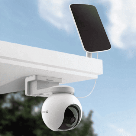 Cámara 360o Wifi Ptz Ezviz Hb8 A Batería + Panel Solar Blanco: imagen 3