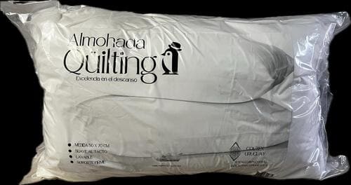 Almohada Quilting Antialérgica Especial Ind Uruguaya Lavable