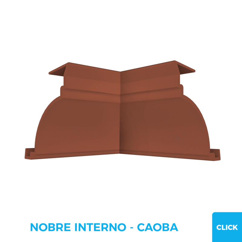 Esquinero Media Caña Interno Click - PVC Plasbil