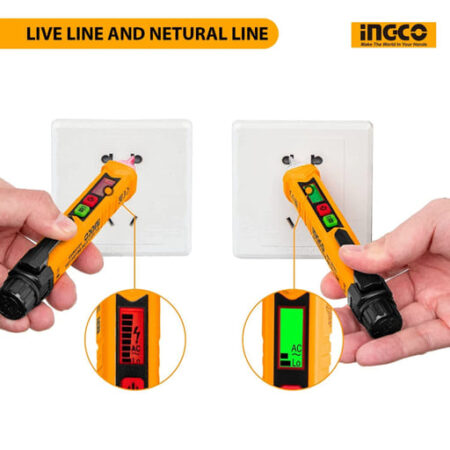 Detector de Voltaje ac 12v-1000v Ingco 