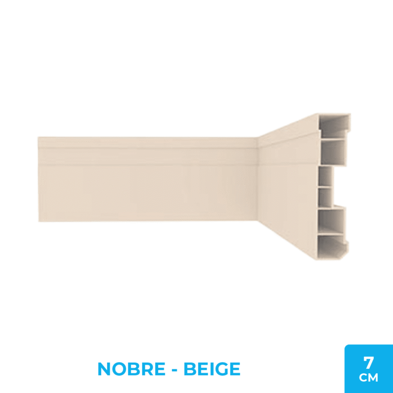 Zócalo Nobre 10cm - PVC Plasbil Ceniza